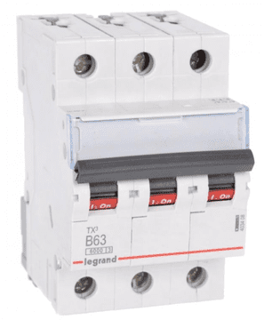 LEGRAND Odklopnik 3P B 63A 6kA AC S303 TX3 403408