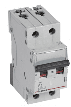 LEGRAND Odklopnik 2P B 4A 6kA AC S302 TX3 403382