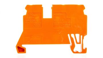 Wago 3-žilni konektor 2,5 mm2 oranžen 870-682