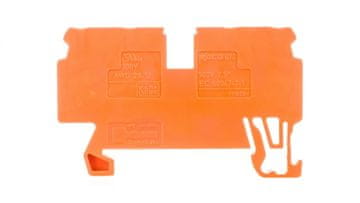 Wago 4-žilni konektor 2,5 mm2 oranžen 870-832