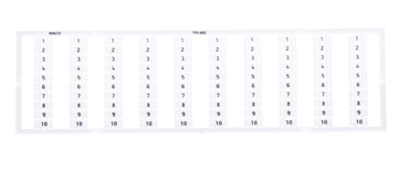 Wago WMB markerji 10x 1-10 793-602 /5 kosov/