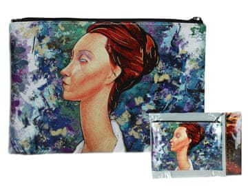 Carmani ŽENSKA KOZMETIČNA TORBICA AMEDEO MODIGLIANI PERESNICA KOT DARILO
