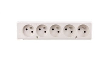 shumee Prenosna petpolna vtičnica 16A 2P+Z 250V bela GN-570