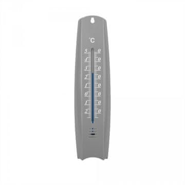 Bradas Zunanji termometer 26 cm sivo-bele barve 9714