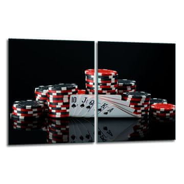 shumee 2x zaščitna steklena plošča ZA štedilnik 40x52 poker
