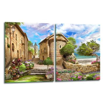 shumee 2x steklena zaščitna plošča ZA štedilnik 40x52 slika