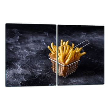 shumee Steklena deska za rezanje, krožnik 2x40x52 pomfrijev