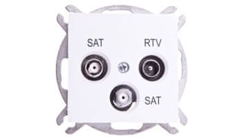 Elektro-Plast Sentia RD/TV/SAT/SAT antenska vtičnica bela 1460-10