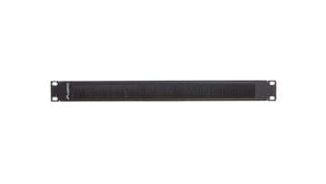 Lanberg Krtačna plošča za 19 1U rack črna lanberg AK-1101-B