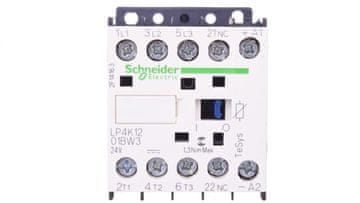 Schneider Močnostni kontaktor 12A 3P 24V DC 0Z 1R LP4K1201BW3