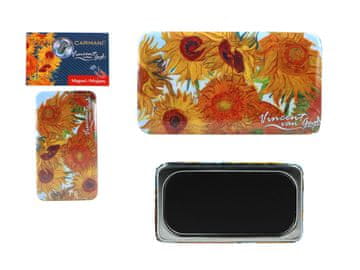 Carmani Pravokotni magnet - V. van Gogh, Sončnice (carmani)