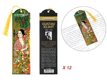 Carmani Komplet 12 zaznamkov - G. Klimt, Plesalka (carmani)