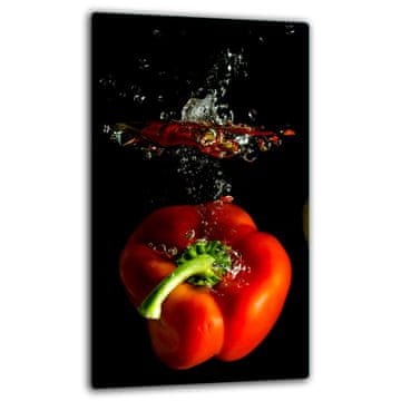 shumee Steklena zaščitna plošča ZA indukcijo 30x52 paprika