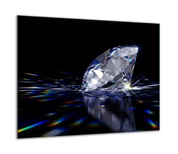 shumee Steklena zaščitna plošča ZA štedilnik 60x52 diamant