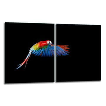 shumee 2x zaščitna steklena plošča ZA štedilnik 40x52 bird