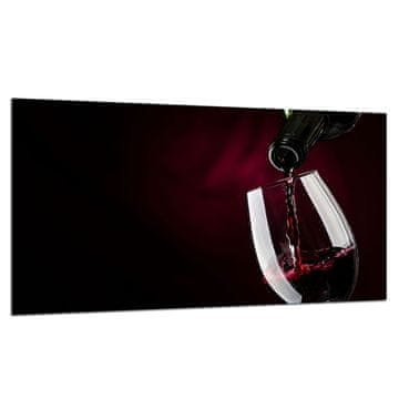 shumee Steklena zaščitna plošča ZA štedilnik za vino 90X52