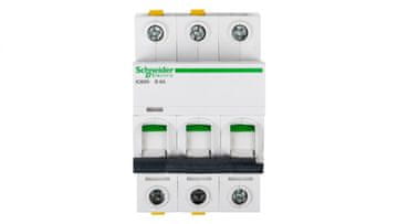 Schneider Odklopnik 3P B 6A 6kA AC iC60N-B6-3 Acti9 A9F03306
