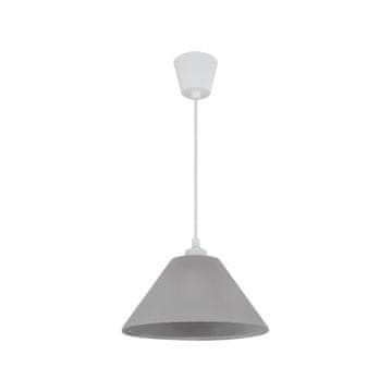 Ideus Viseča svetilka siva 25W E27 IP20 črna Ideus 03879