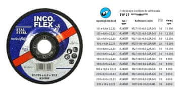 Incoflex KOVINSKI BRUSILNI DISK 230*6,0 KONVEKSEN.