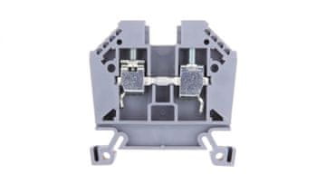 shumee 2-žilni konektor za zbiralko 10 mm2 siv evro 43402