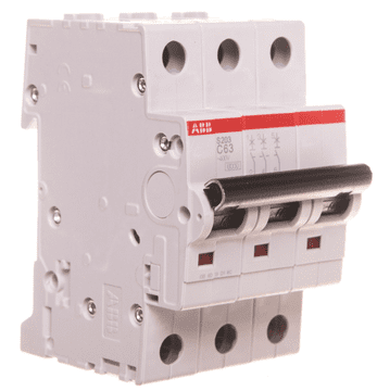 ABB Odklopnik 3P C 63A 6kA AC S203-C63 2CDS253001R0634