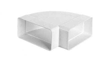 GR Horizontalni koleno 120x60mm 90 stopinj belo WP450