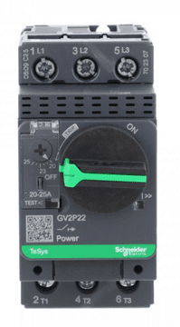 Schneider TeSys Deca motorno odklopnik 3P 11kW 20-25A GV2P22