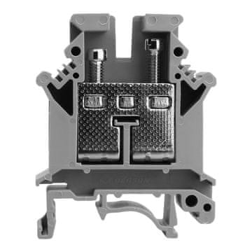 shumee Sivi vijačni konektor za tračnico 16 mm2 1P VDE UL