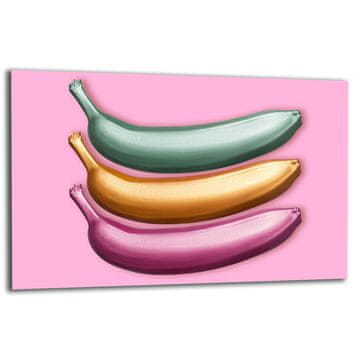shumee Steklena zaščitna plošča ZA štedilnik 80x52 banana