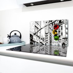 shumee Steklena zaščitna plošča ZA mestni štedilnik 90x52