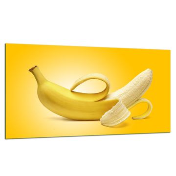 shumee Steklena zaščitna plošča ZA štedilnik 90x52 banana
