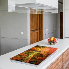 shumee Steklena zaščitna plošča ZA štedilnik 90x52 ležeča