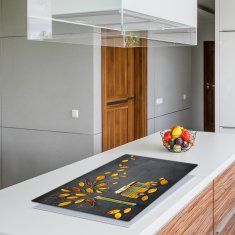 shumee Steklena zaščitna plošča ZA štedilnik 90X52 listov
