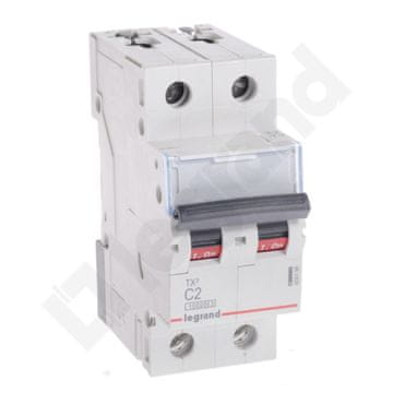 LEGRAND Odklopnik 2P C 2A 10kA AC S312 TX3 Legrand 404198