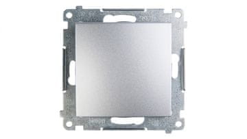 shumee Simon 54 Enopolno stikalo, mat srebrno DW1A.01/43