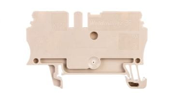 Weidmüller ZDU 2,5 konektor 24A 2,5 mm2 temno bež 1608510000