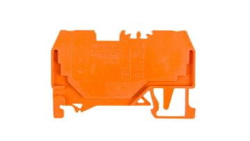 Wago 2-žilni konektor zbiralke 2,5 mm2 oranžen 280-902