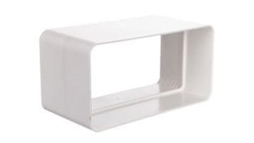 VENTS PS priključek za ploščate kanale 122x60mm bel 420