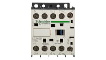 Schneider Močnostni kontaktor 9A 3P 24V AC 0Z 1R LC1K0901B7