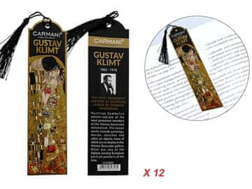 Carmani Komplet 12 zaznamkov - G. Klimt, Poljub (carmani)