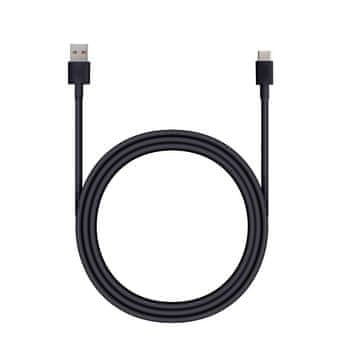 OEM USB-kabel A na tip C 3.0 2A HD2, 1 m, črn