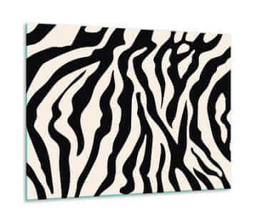 shumee Steklena zaščitna plošča ZA štedilnik 60x52 zebra