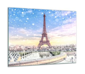 shumee Steklena zaščitna plošča ZA štedilnik 60x52 Paris