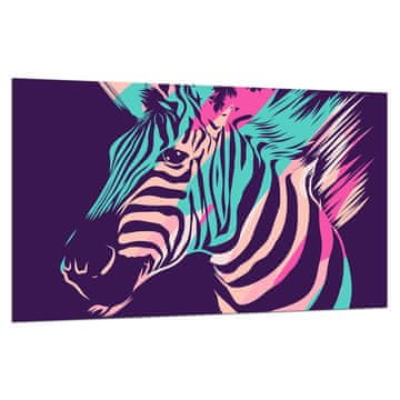 shumee Steklena zaščitna plošča ZA štedilnik 80x52 zebra