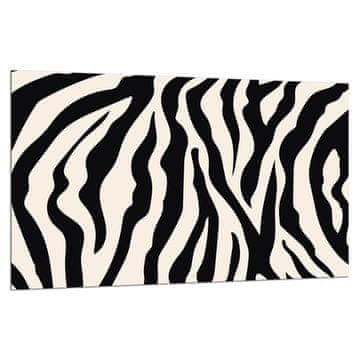 shumee Steklena zaščitna plošča ZA štedilnik 80x52 zebra