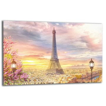 shumee Steklena zaščitna plošča ZA štedilnik 80x52 Paris