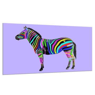 shumee Steklena zaščitna plošča ZA štedilnik 90x52 zebra