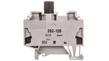 Wago Priključek za varovalčno letev 6 mm2 siv 282-120