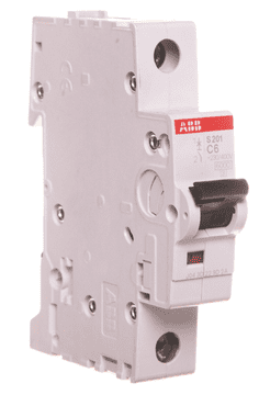 ABB Odklopnik 1P C 6A 6kA AC S201-C6 2CDS251001R0064