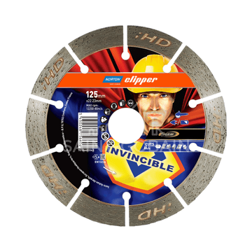 Norton D.SEGMENTNI DISK 125 mm INVICIBLE REŽE VSE